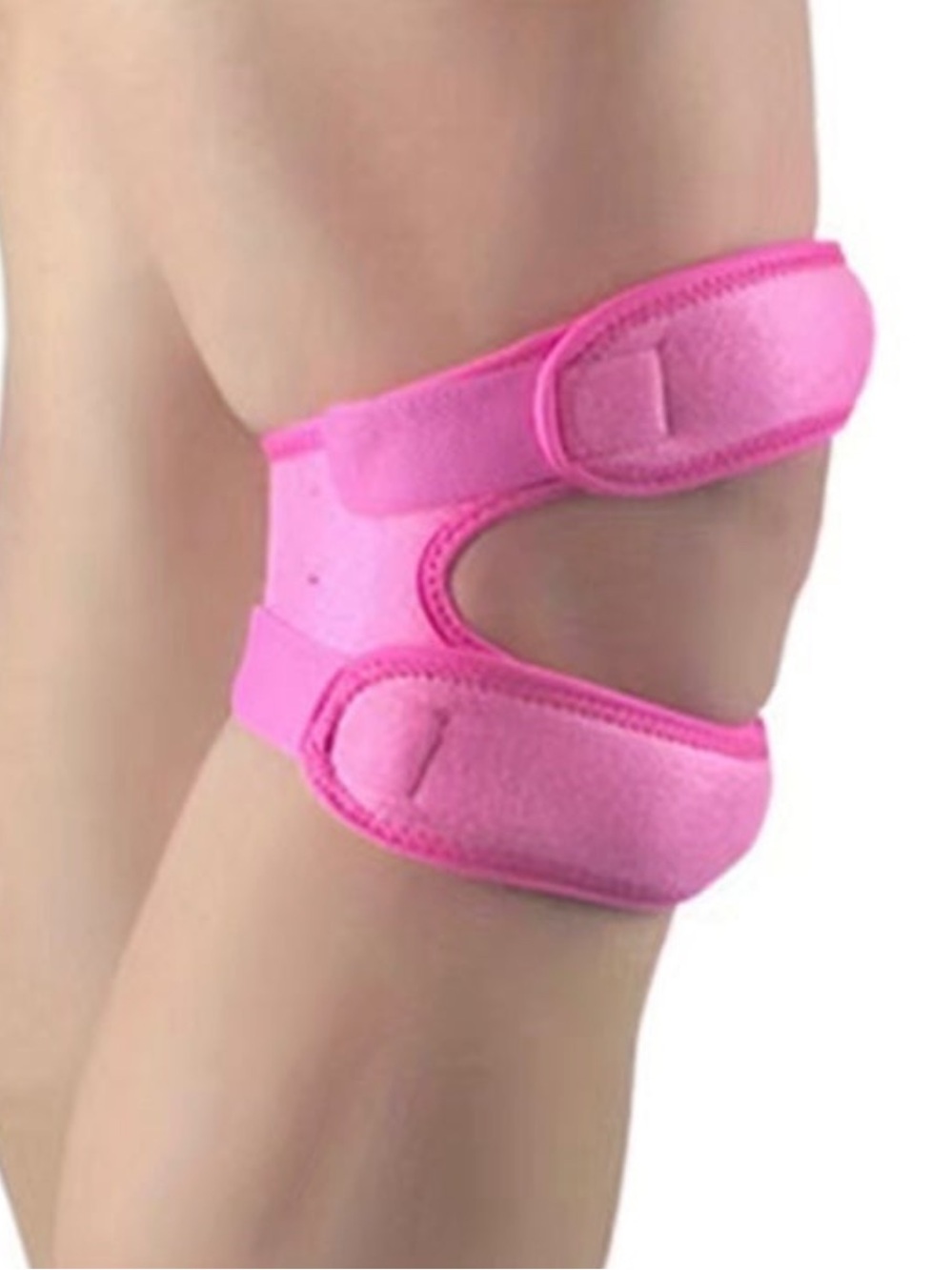 Adjustable Pink Patella Knee Strap - Women Hosiery & Socks Accessory